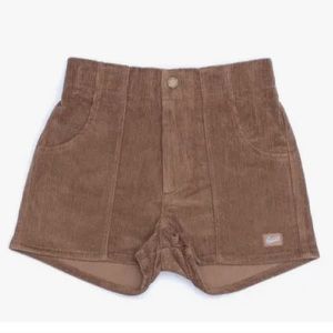 Hammies Womens Corduroy Shorts Brown Fall Retro 24 26 28 30 32 NEW BNWT NWT